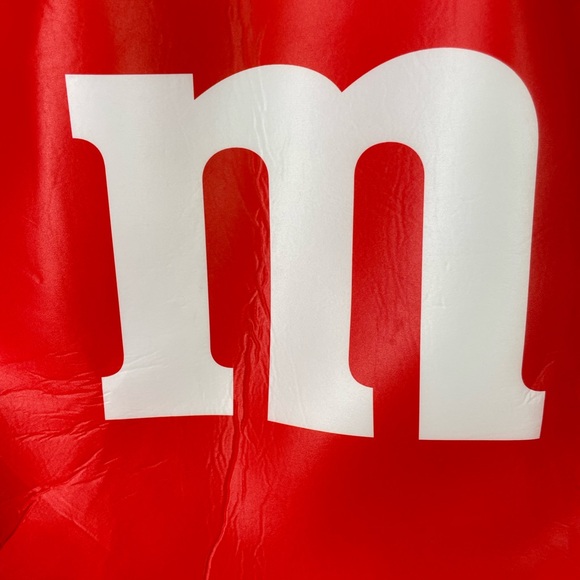Rubies Red M&M Adult Costume One Size Halloween Dress Up Cosplay Holiday Party - Picture 2 of 7